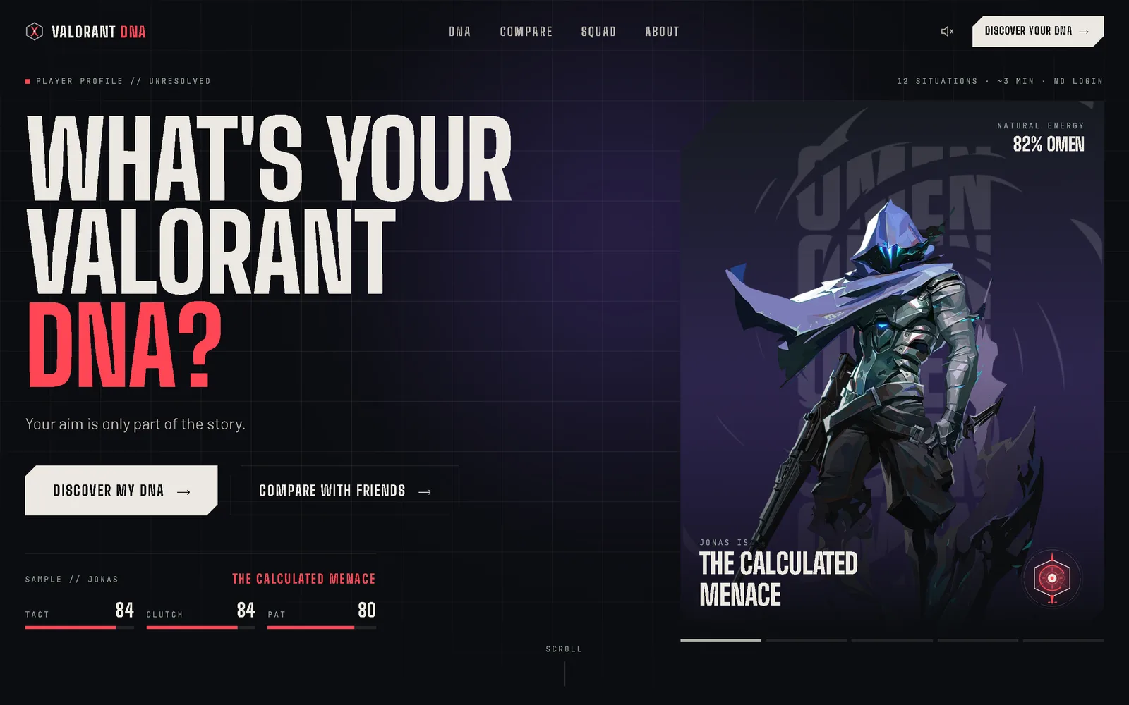 Valorant DNA — quiz product built by Rime